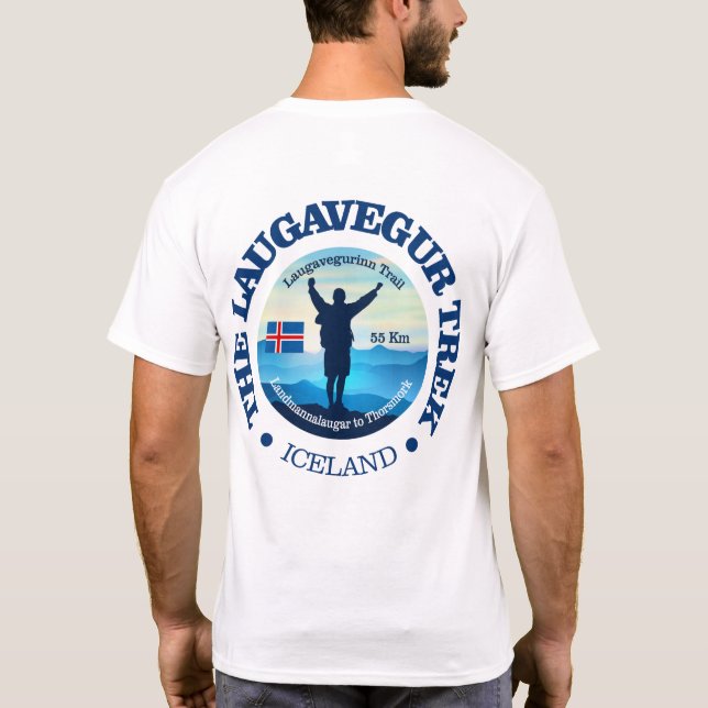 Laugavegur Trek (Wandern) T-Shirt (Rückseite)