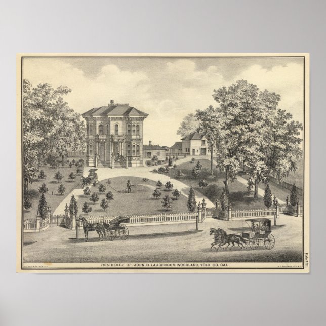 Laugenour Residenz, Woodland Poster (Vorne)