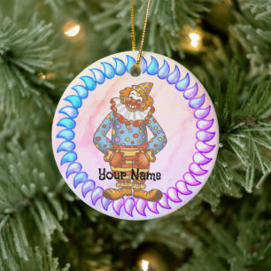 Laugh Clown Keramik Ornament