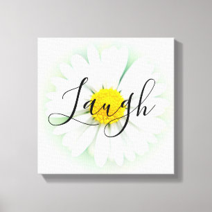 Laugh Daisy Leinwanddruck