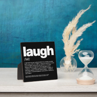 Laugh Fotoplatte