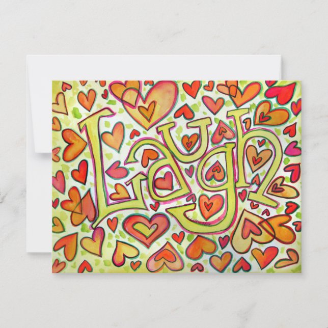 Laugh Invite Einladung (Vorderseite)