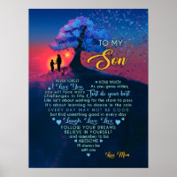 LAUGH, LIEBE, LEBEN - ZU MEINEM SOHN - MAMA POSTER