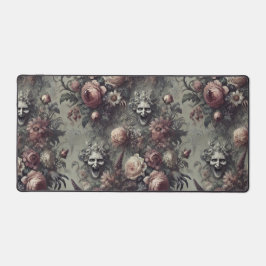 Laugh Lines - Gothic Floral Schreibtischunterlage