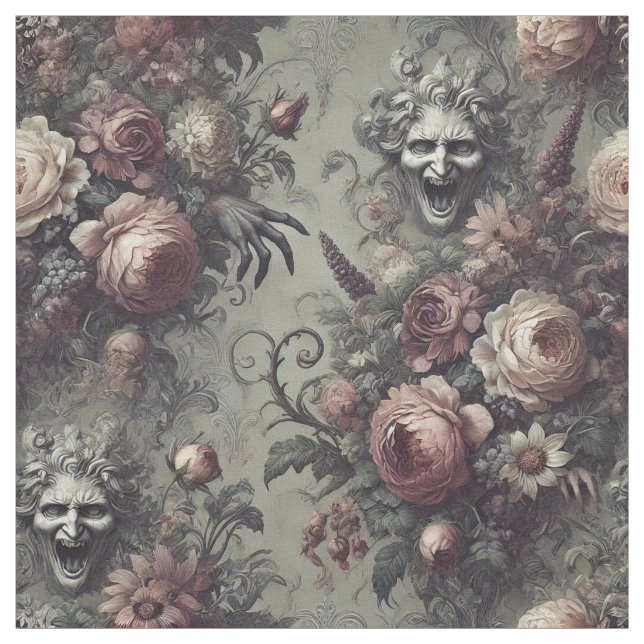 Laugh Lines - Gothic Statement Tile Stoff (Muster)