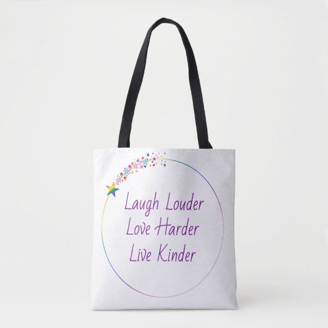 Laugh Loud, Liebe Hard, Live Kind Stolz (Vorderseite)