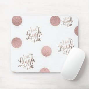 Laugh Love Rose Mouse Pad! Mousepad