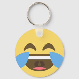Laugh Out Emoji Schlüsselanhänger