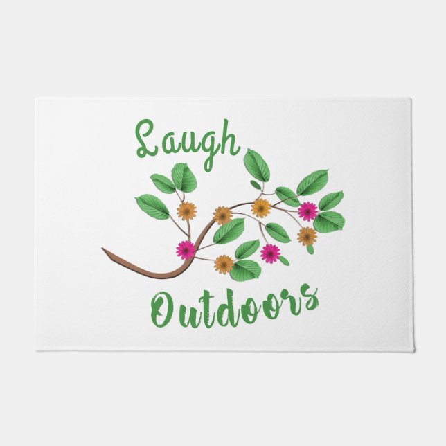 Laugh Outdoor Fußmatte (Vorderseite)