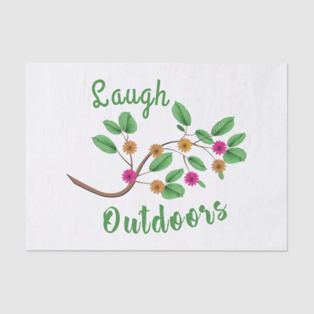 Laugh Outdoor Seidenpapier (Vorderseite)
