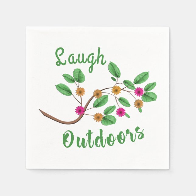 Laugh Outdoor Serviette (Vorderseite)