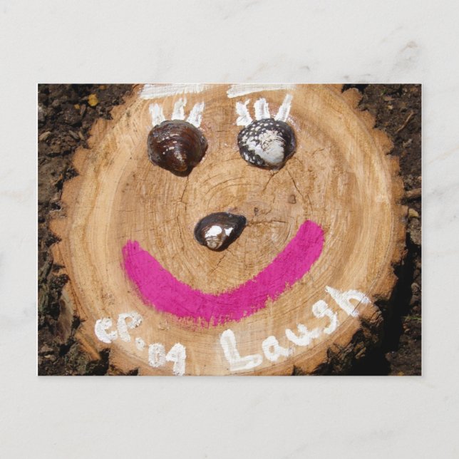 Laugh Postkarte (Vorderseite)