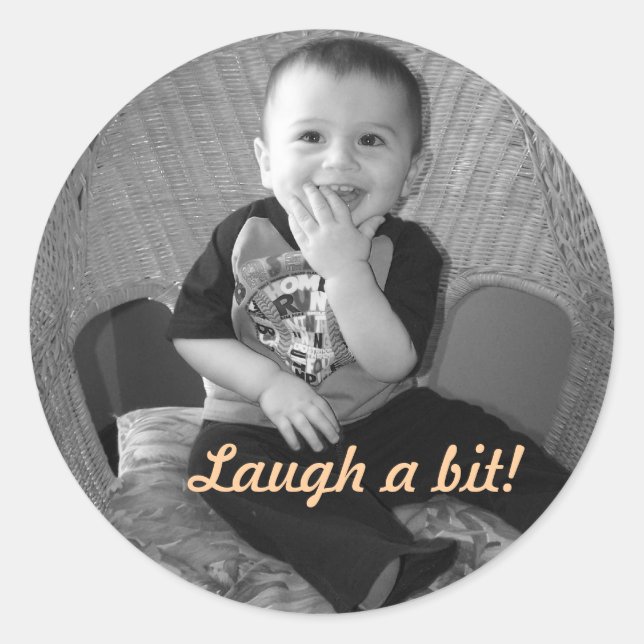 Laugh Sticker (Vorderseite)
