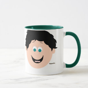 Laugh Tasse Boy Dark Hair
