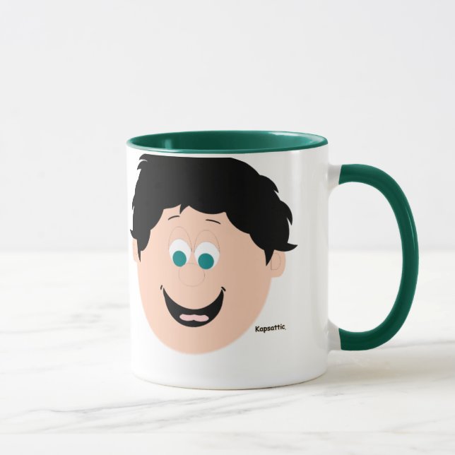 Laugh Tasse Boy Dark Hair (Rechts)