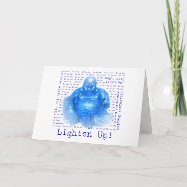 Laughing Buddha (1) Greeting Card Karte (Vorderseite)