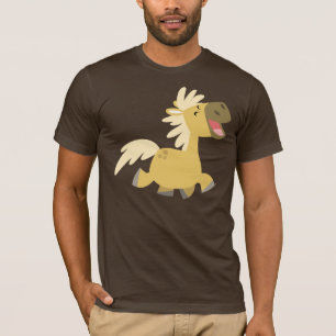 Laughing Cartoon Pony T - Shirt
