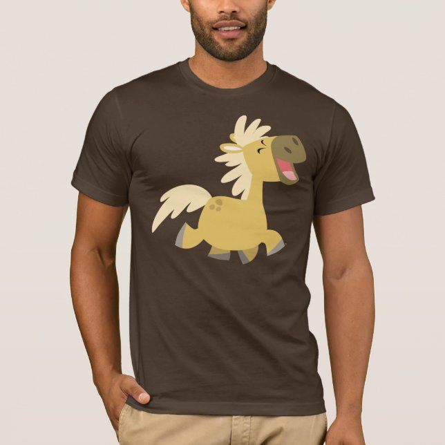 Laughing Cartoon Pony T - Shirt (Vorderseite)