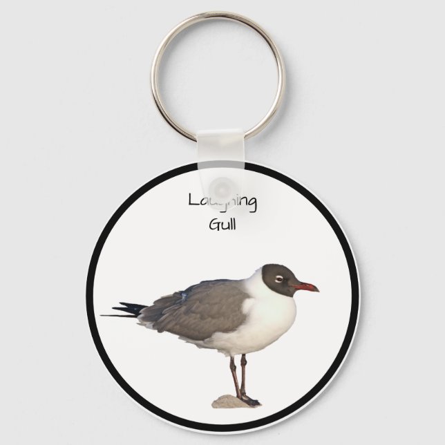 Laughing Gull Schlüsselanhänger (Vorderseite)