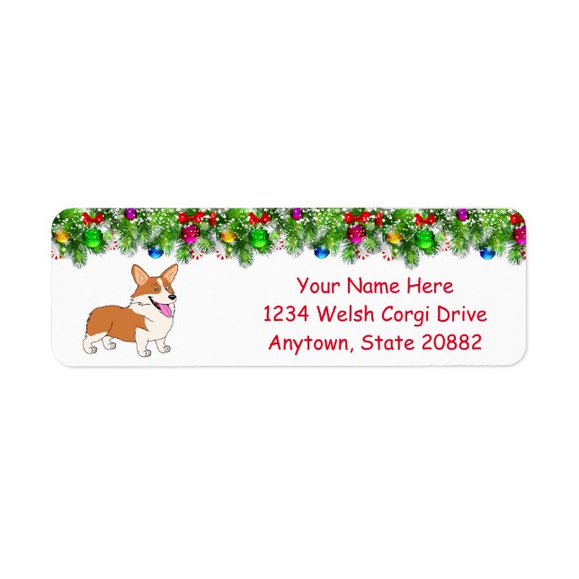 Laughing Holiday Welsh Corgi (Vorne)