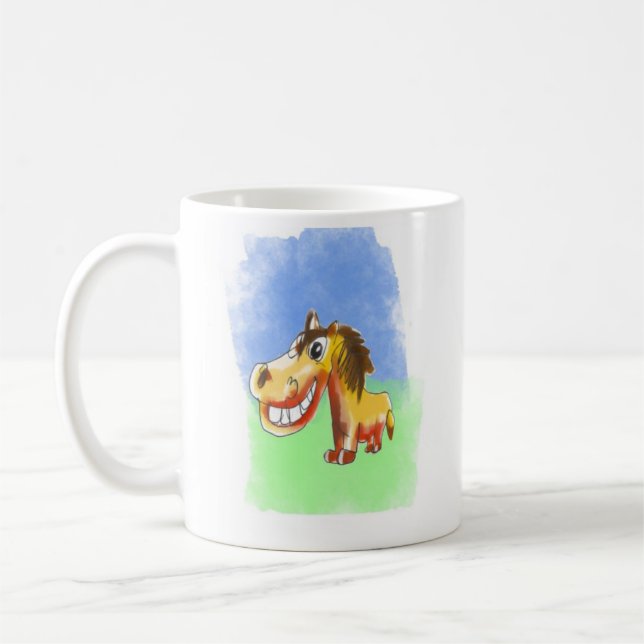 Laughing Horse Kaffeetasse (Links)