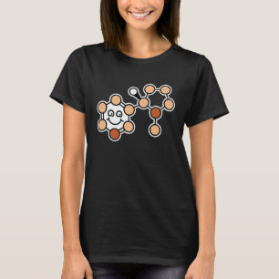 Laughing Nicotine Molecule Rauchen T-Shirt