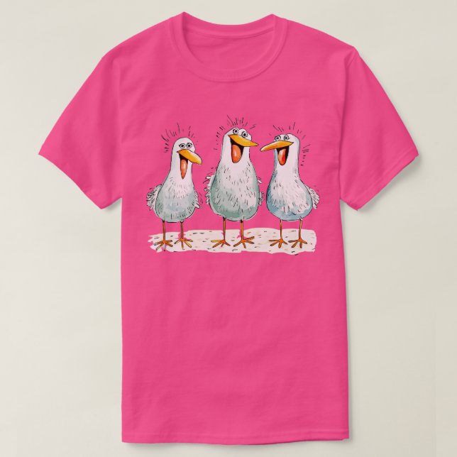 Laughing Seagulls T-Shirt (Design vorne)