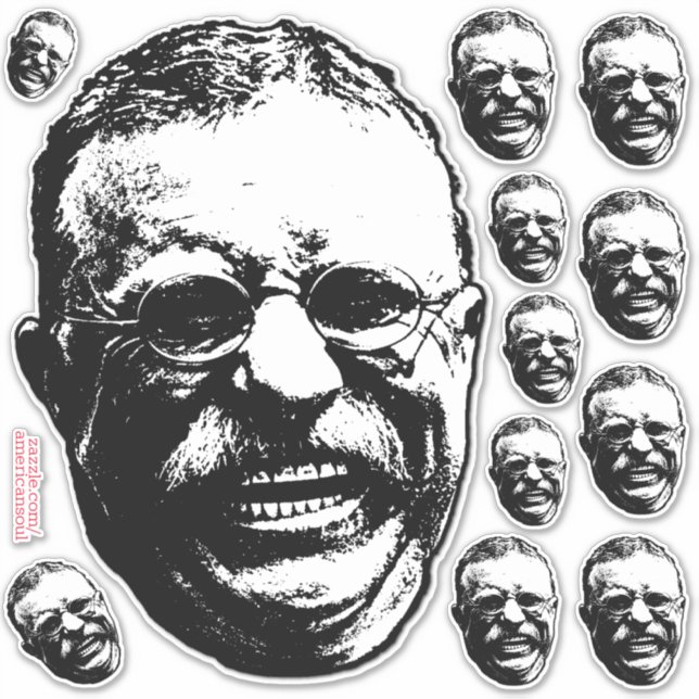 Laughing Teddy Aufkleber (Vorderseite)