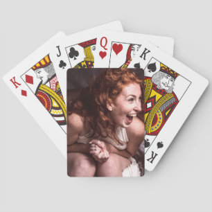 Laughing Young Actress Spielkarten