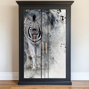 Laughing Zebra Wildlife Decoupage Seidenpapier