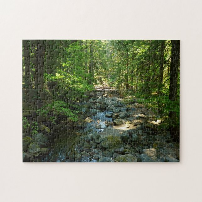 Laughingwater Crew am Monte Rainier Nationalpark Puzzle (Horizontal)