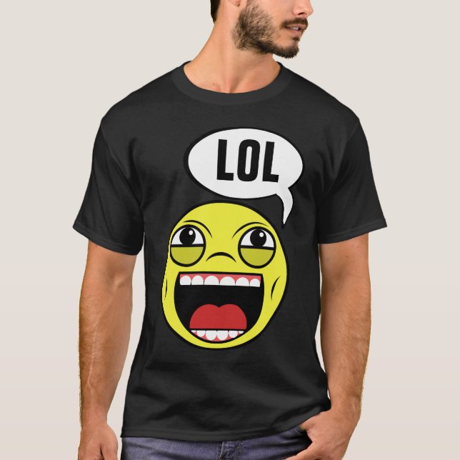 Laughout Loud Face T-Shirt (Vorderseite)