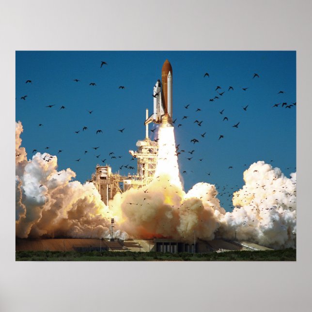 Launch of Space Shuttle Challenger (STS-51L) Poster (Vorne)