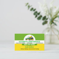 Launch Service Business Card mit Zero Turn Mäher