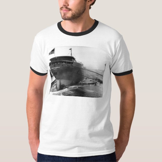 Launching of the Edmund Fitzgerald  6-8-1958 (#3) T-Shirt (Vorderseite)