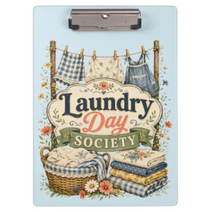 Laundry Day Society Cottagecore Blumen Klemmbrett