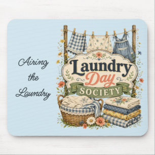 Laundry Day Society Cottagecore Blumen Mousepad