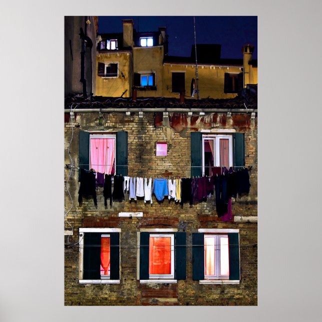 LAUNDRY NIGHY IN VENEDIG Poster (Vorne)