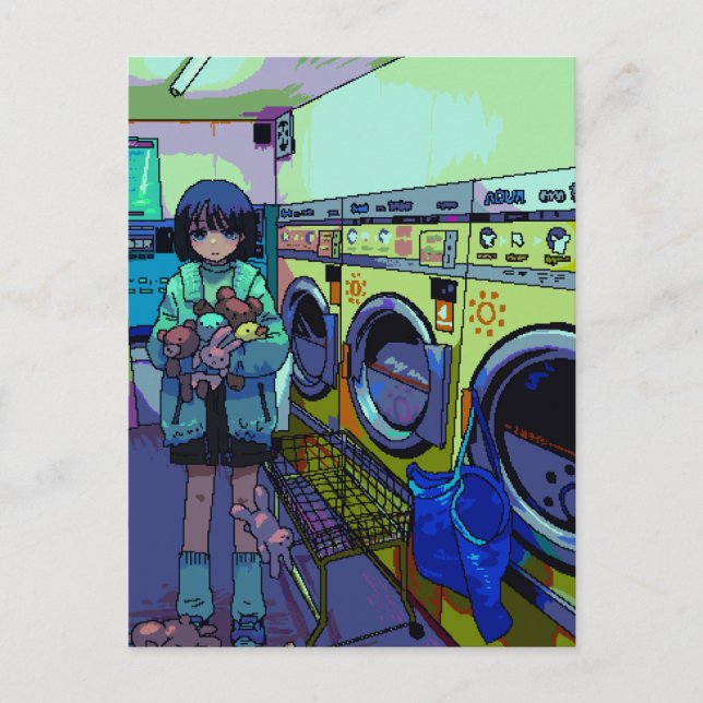 Laundry  postkarte (Vorderseite)