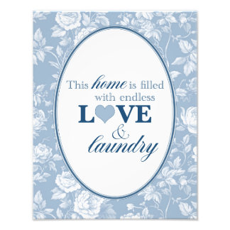 Laundry Room Print | Love and Laundry Fotodruck
