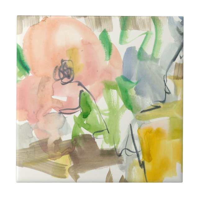 Launen im Garten II Fliese (Vorderseite)