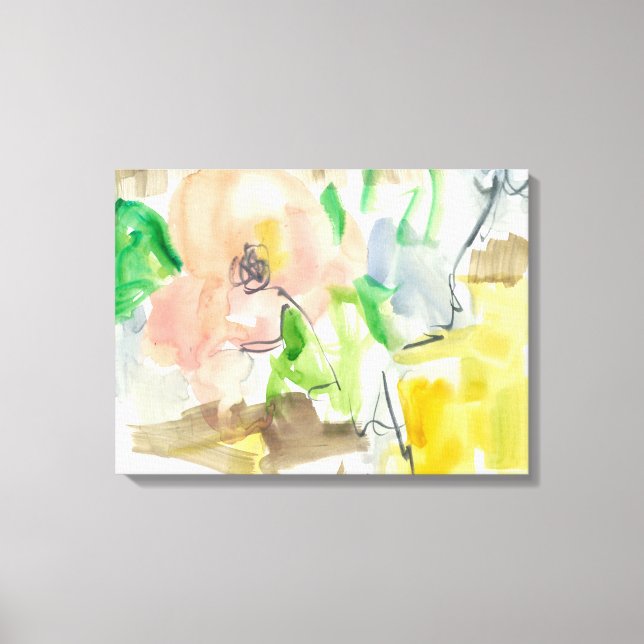 Launen im Garten II Leinwanddruck (Vorderseite)