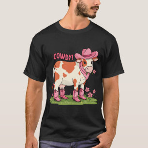 Launenhafte Blumenhexe mit Besen und Blumen T-Shirt