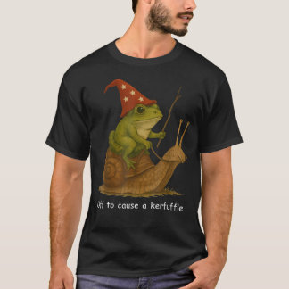 Launenhafter Frosch-Zauberer Auf Dem Weg Zu Einem  T-Shirt