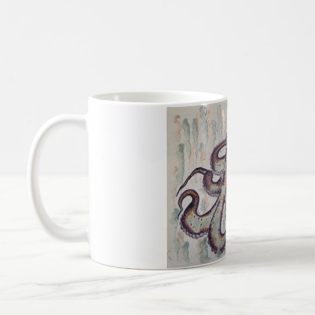 Launenhafter Oktopus Kaffeetasse (Links)