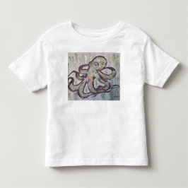 Launenhafter Oktopus Kleinkind T-shirt