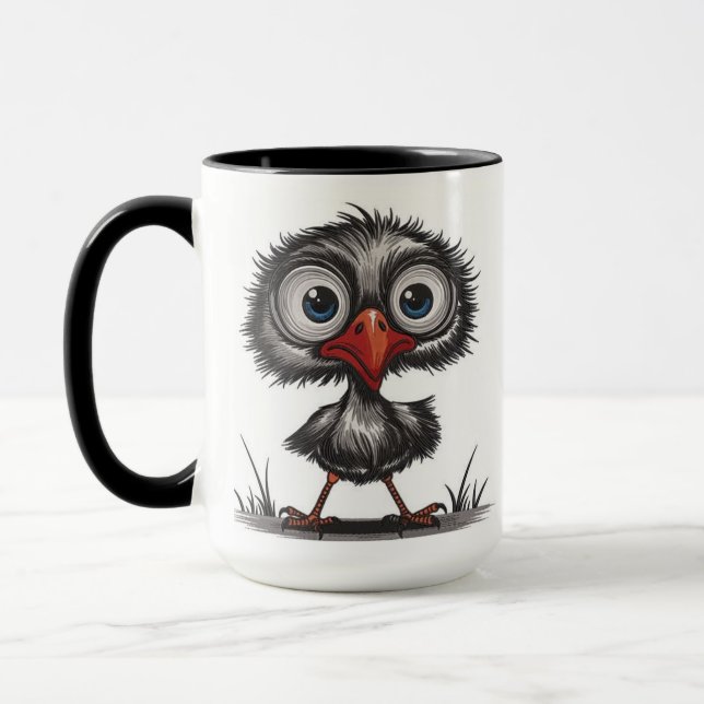 Launenhafter Vogel Tasse (Links)