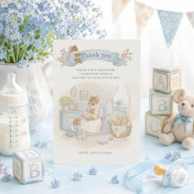 Launige Babyparty-Mäuse Danke