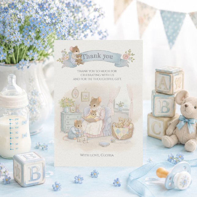 Launige Babyparty-Mäuse Danke (Von Creator hochgeladen)