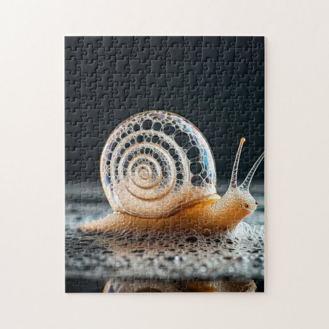 Launige Blasige Schnecke Puzzle (Vertikal)